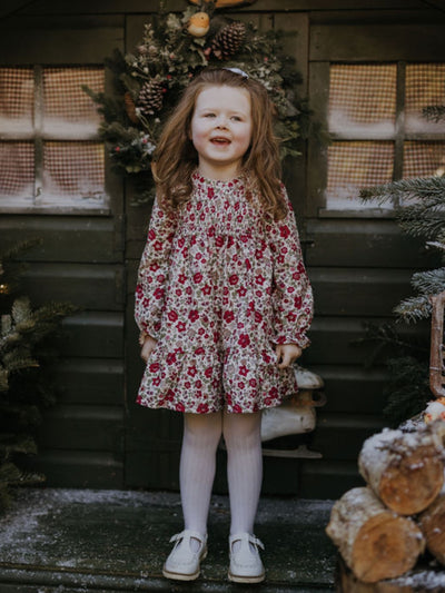 Mayoral Toddler Girl Red Floral Dress (12M-4Y)
