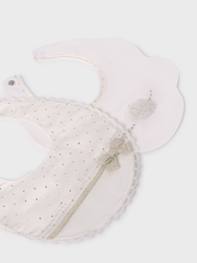 Mayoral Baby Girl Cream Bibs - 2 Pack