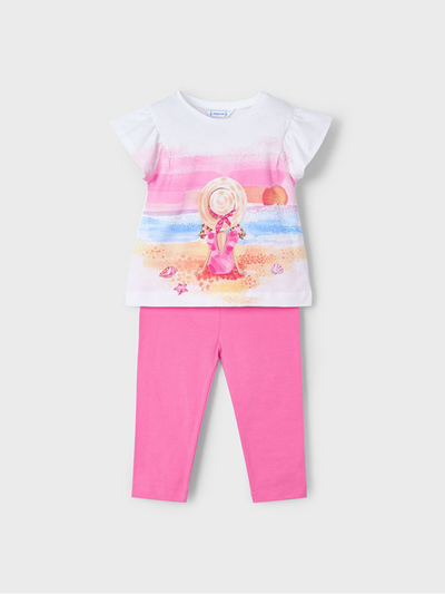 Mayoral Junior Girl Caribbean Sea Legging Set