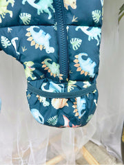 Name It Baby Boy Navy Dinosaur Pramsuit (0M-12M)