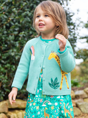 Frugi Organic Cotton Colby Cardigan - Giraffe