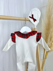 Festive Babygrow & Hat Set - 2 Colours