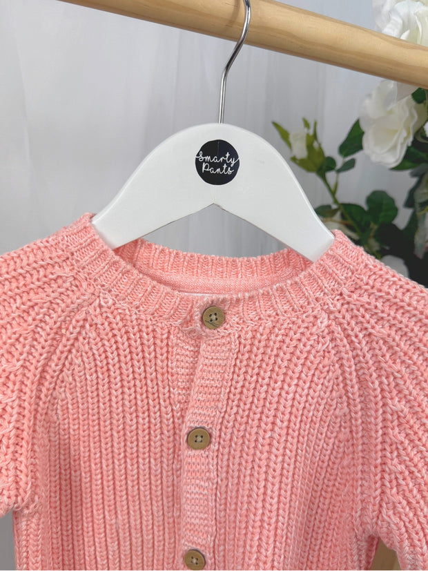 Baby 'Little Love' Pink Cardigan (0M-12M)
