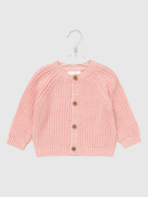 Baby 'Little Love' Pink Cardigan (0M-12M)