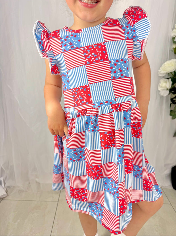 iDo Junior Girl Peyton Cotton Dress