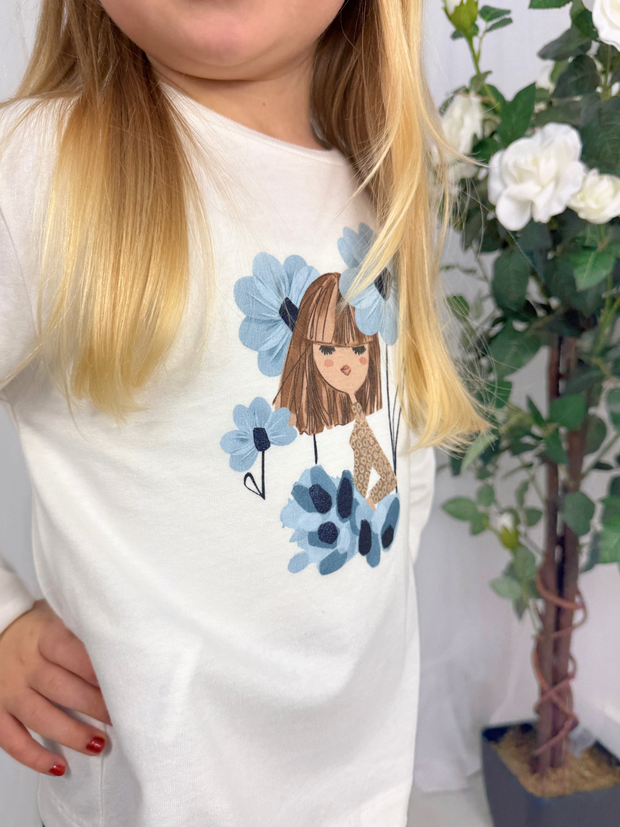 Mayoral Junior Girl Floral Double Legging Set (3Y-8Y)