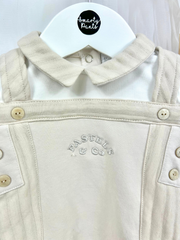 Pastels & Co Beige Baby Dungaree