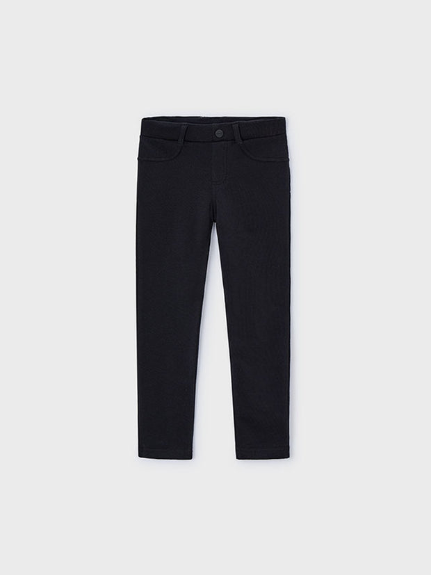 Mayoral Junior Girl Basic Black Jeggings (3Y-8Y)