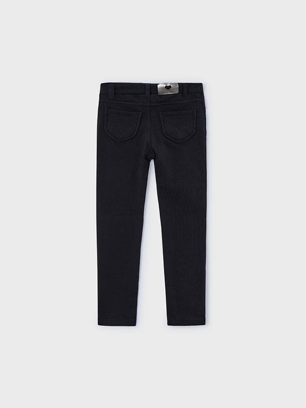 Mayoral Junior Girl Basic Black Jeggings (3Y-8Y)