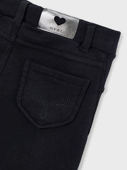 Mayoral Junior Girl Basic Black Jeggings (3Y-8Y)