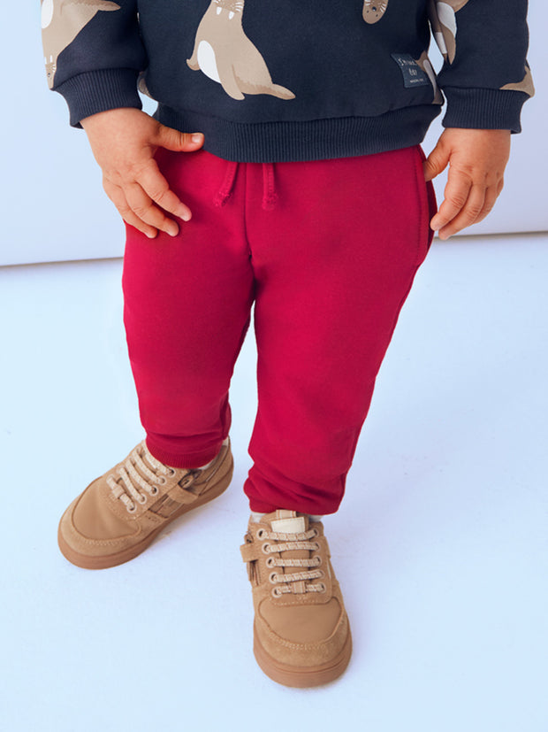 Mayoral Toddler Boy Red Cuffed Joggers (12M-4Y)