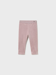 Mayoral Toddler Girl Pink Velvet Leggings (12M-4Y)