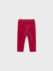 Mayoral Toddler Girl Cerise Velvet Leggings (12M-4Y)