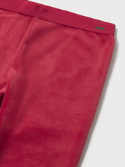 Mayoral Toddler Girl Cerise Velvet Leggings (12M-4Y)