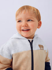 Mayoral Toddler Boy Beige & Navy Bear Tracksuit (12M-4Y)