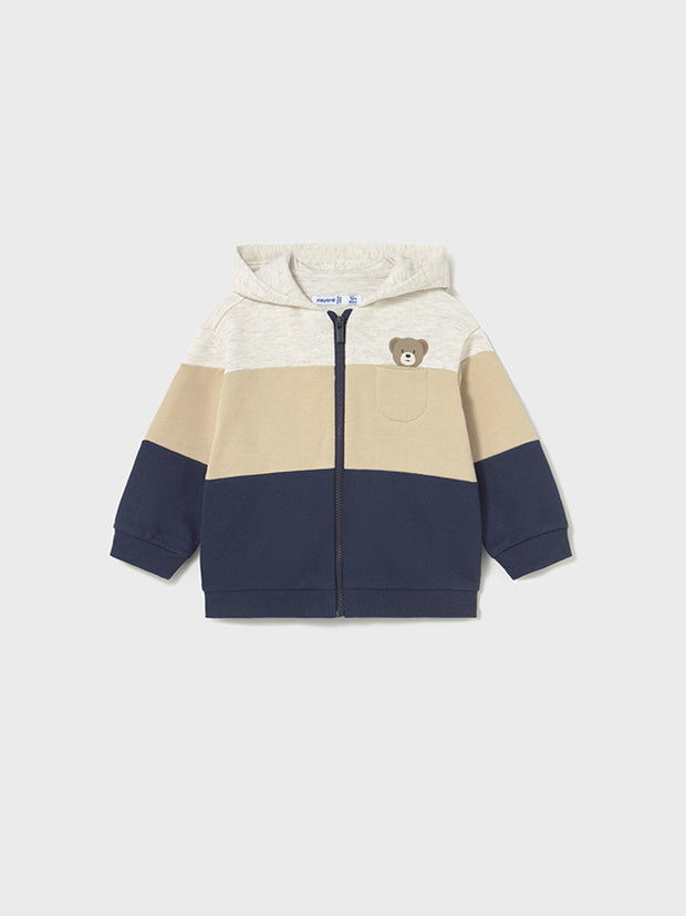 Mayoral Toddler Boy Beige & Navy Bear Tracksuit (12M-4Y)