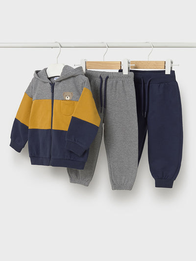 Mayoral Toddler Boy Navy & Grey Bear Tracksuit (12M-4Y)