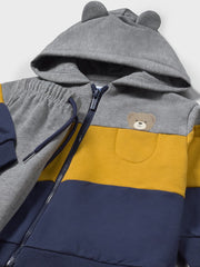 Mayoral Toddler Boy Navy & Grey Bear Tracksuit (12M-4Y)