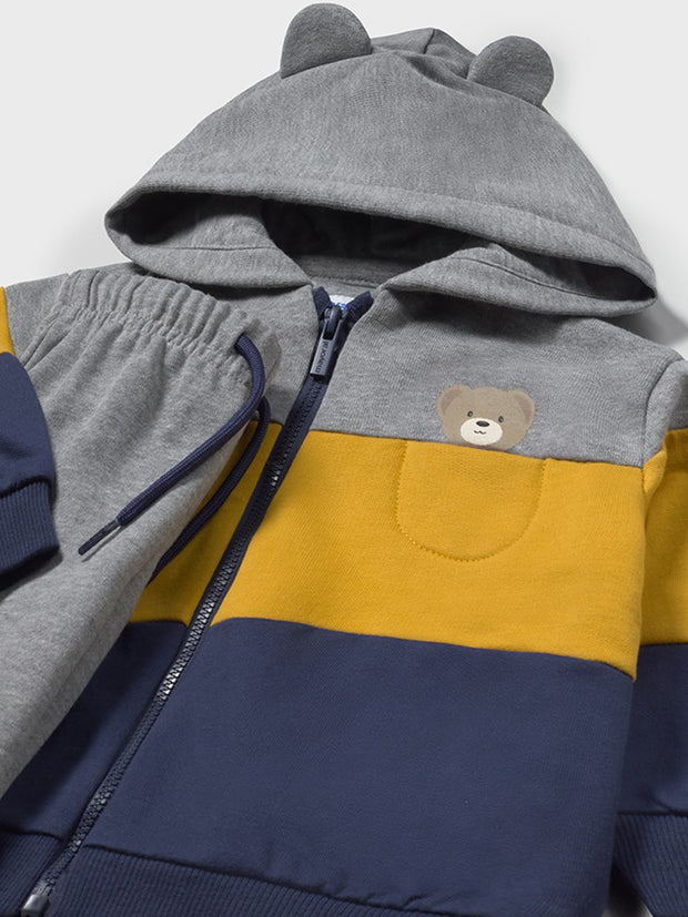 Mayoral Toddler Boy Navy & Grey Bear Tracksuit (12M-4Y)