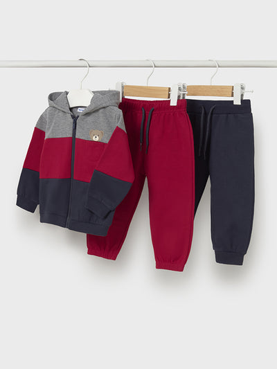 Mayoral Toddler Boy Navy & Red Bear Tracksuit (12M-4Y)