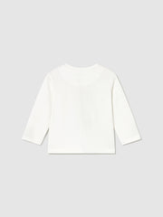 Mayoral Toddler Boy White Bear Long Sleeve Top (12M-4Y)