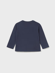Mayoral Toddler Boy Navy Car Long Sleeve Top (12M-4Y)