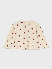 Mayoral Toddler Girl Red Mushroom Long Sleeve Top (12M-4Y)