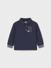 Mayoral Toddler Boy Navy Long Sleeve Top (12M-4Y)