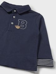 Mayoral Toddler Boy Navy Long Sleeve Top (12M-4Y)