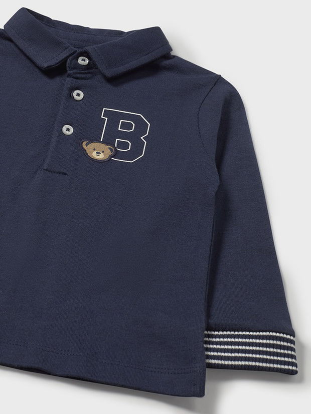 Mayoral Toddler Boy Navy Long Sleeve Top (12M-4Y)