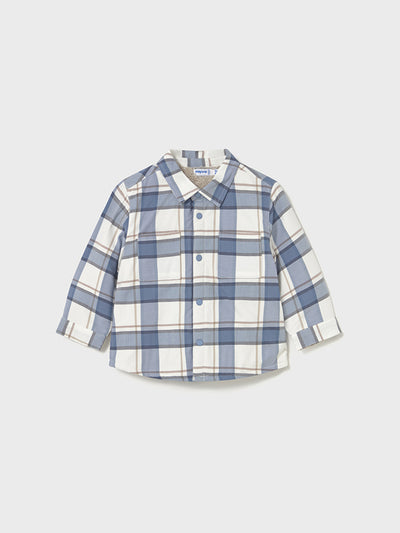 Mayoral Toddler Boy Blue Flannel Shirt (12M-4Y)