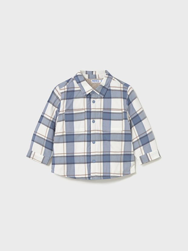 Mayoral Toddler Boy Blue Flannel Shirt (12M-4Y)