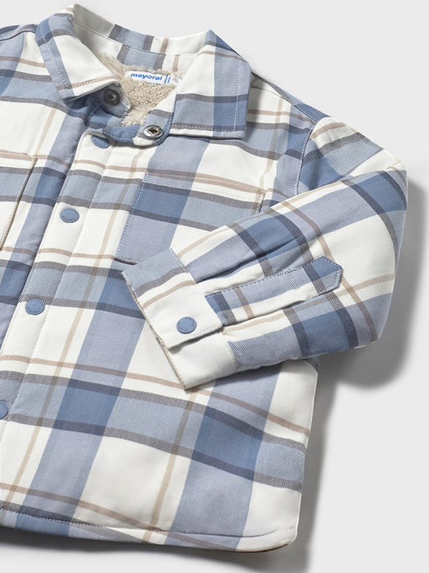 Mayoral Toddler Boy Blue Flannel Shirt (12M-4Y)