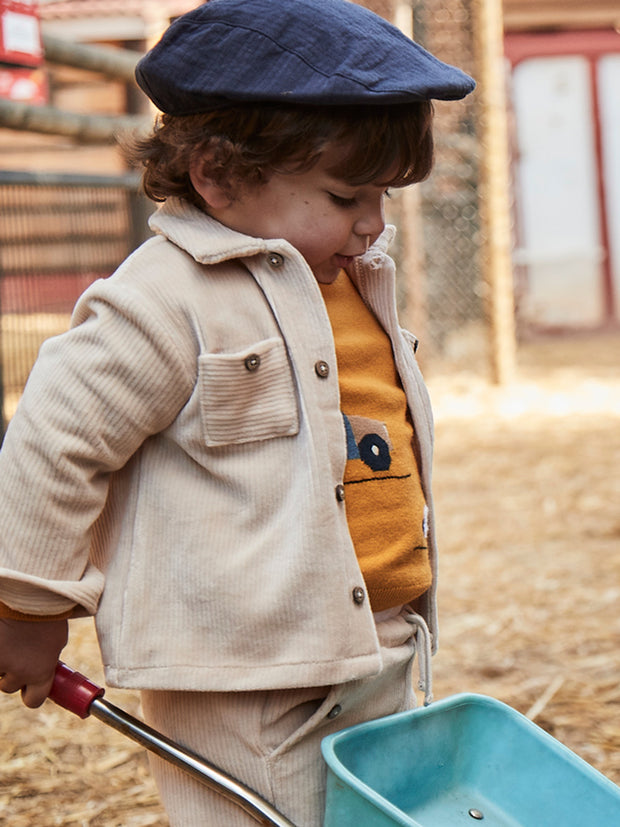 Mayoral Toddler Boy Beige Cord Over Shirt (12M-4Y)