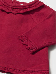 Mayoral Baby Girl Cherry Outfit Set With Tights (1M-12M)
