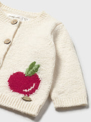 Mayoral Baby Girl Cream Apple Cardigan (2M-12M)