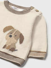 Mayoral Baby Boy Beige Doggy Knit (2M-12M)