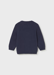 Mayoral Toddler Boy Navy Teddy Bear Knit Jumper (12M-4Y)