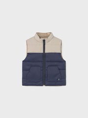 Mayoral Toddler Boy Neutral Reversible Gilet (12M-4Y)