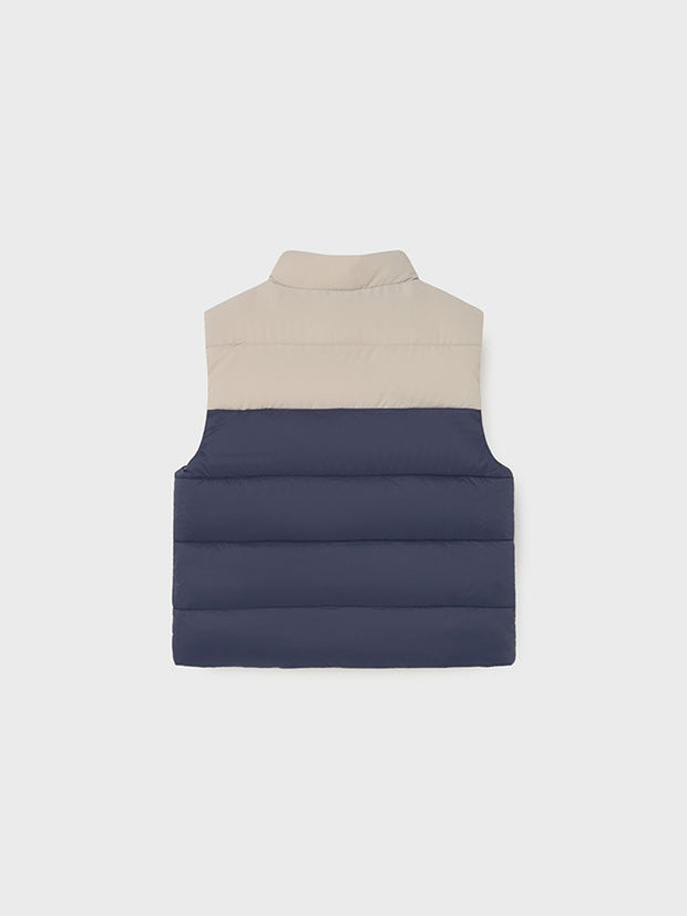 Mayoral Toddler Boy Neutral Reversible Gilet (12M-4Y)