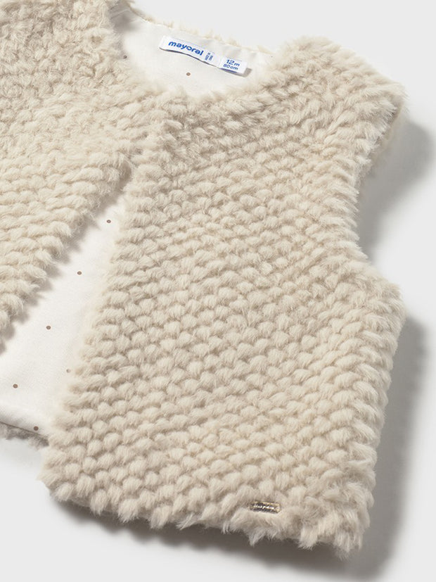 Mayoral Toddler Girl Fur Vest (12M-4Y)