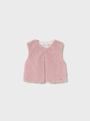 Mayoral Toddler Girl Pink Fur Vest (12M-4Y)