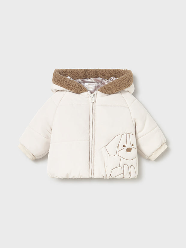 Mayoral Baby Boy Beige Doggy Reversible Jacket (2M-18M)