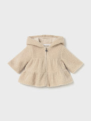 Mayoral Baby Girl Beige Sherpa Zip Up (2M-18M)