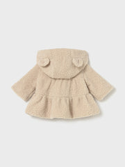 Mayoral Baby Girl Beige Sherpa Zip Up (2M-18M)