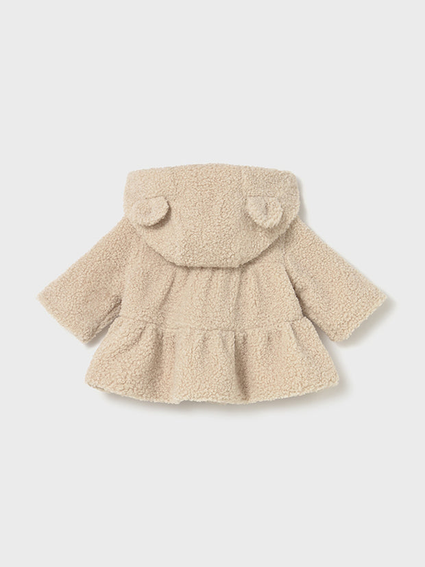 Mayoral Baby Girl Beige Sherpa Zip Up (2M-18M)