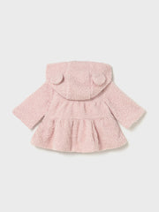 Mayoral Baby Girl Pink Sherpa Zip Up (2M-18M)
