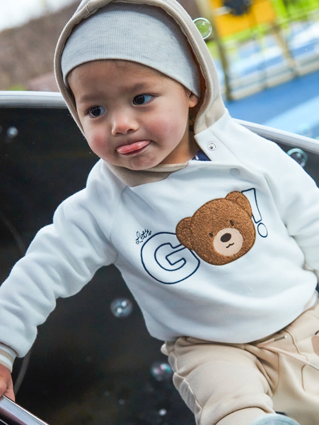 Mayoral Toddler Boy 'GO' Teddy Jumper (12M-4Y)