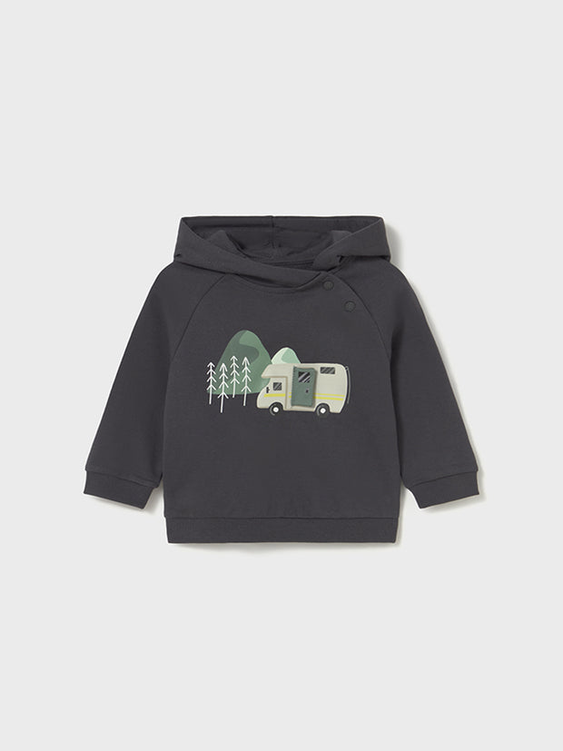 Mayoral Toddler Boy Campervan Black Hoodie (12M-4Y)