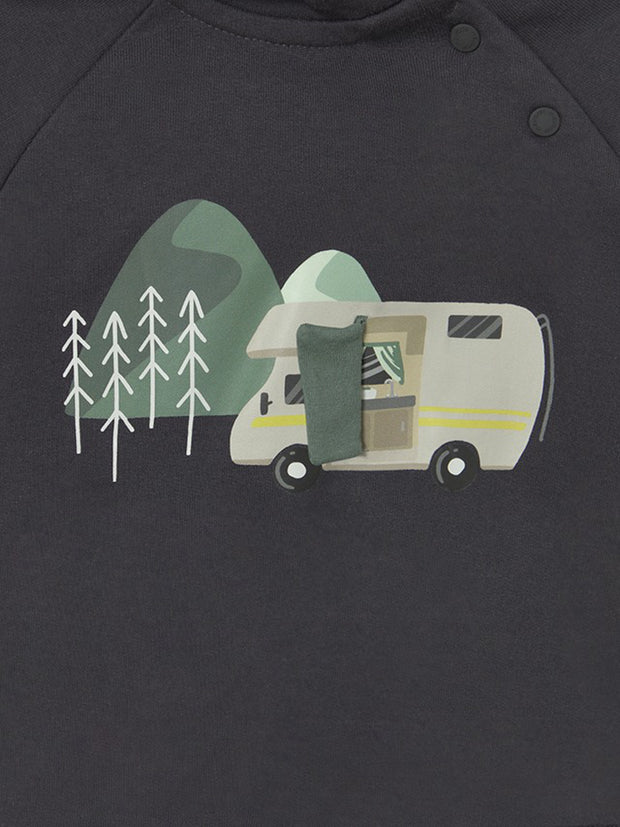 Mayoral Toddler Boy Campervan Black Hoodie (12M-4Y)